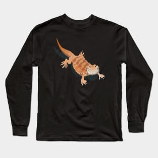 Red Bearded Dragon Long Sleeve T-Shirt